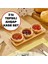 4 Parça Ahşap Bambu Çerezlik Set -Sunum Tepsili Sosluk,reçellik,bal,ketçap,mayanonez Kahvaltı Seti 1
