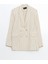 Yeni Sezon Cizgili Kadin Blazer Ceket - S5JU31Z8 1