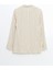 Yeni Sezon Cizgili Kadin Blazer Ceket - S5JU31Z8 2