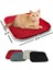 Yumuşak Dokulu Peluş Kedi Halısı 40X40 cm Kulübe Içi Pofuduk Minder 4