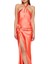Saten Halter Maxi Elbise 3