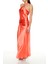 Saten Halter Maxi Elbise 4