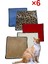 6 Adet Yumuşak Dokulu Peluş Kedi Halısı 40X40 cm Kulübe Içi Pofuduk Minder 1