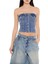 Denim Düğme Detaylı Bluz 1