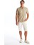 Yeni Sezon Slim Fit Gabardin Erkek Bermuda Sort - S48371Z8 1