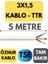 Öznur 3x1,5 Ttr Kablo Metre Seçenekli (Beyaz) 1