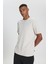 %100 Pamuk Modern Fit Normal Kesim Bisiklet Yaka Tişört 4