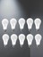 , (10 Adet) 18 W E27 Duy LED Ampül 6500K Beyaz Işık. LED Aydınlatma, 1620 Lümen, Iç Mekan, Odaaydınlatması 1