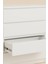 Liva 4 Çekmeceli Kulpsuz Şifonyer - Beyaz 5