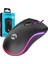 AYDOGANTICARET44 Everest Sm-M9 1000 Dpı USB Rgb Rainbow Ledli Siyah 3D Optik LED Mouse 1
