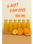 6 Adet Şeffaf Cam Shot Şişesi Sızdırmaz Gold Metal Kapaklı Kolonya Koku Süs Çok Amaçlı Şişe 100ML 1