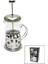 AYDOGANTICARET44 French Press 600ML Cam Bitki Süzgeçi Metal Kafes - Kapak 1