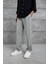 Gri W11 Kumaş Baggy Pantolon 1