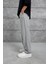 Gri W11 Kumaş Baggy Pantolon 2