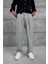 Gri W11 Kumaş Baggy Pantolon 3
