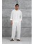 Beyaz 512 Modal Kumaş Oversize Takım Alt Üst 1