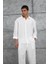 Beyaz 512 Modal Kumaş Oversize Takım Alt Üst 2