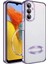 Galaxy M14 Kılıf Köşeleri Renkli Şeffaf Kamera Korumalı Silikon Luxury Kapak 1