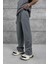 Füme Yıkamalı Basic Baggy Eşofman 1