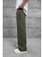 Haki Yıkamalı Basic Baggy Eşofman 2