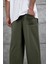 Haki Yıkamalı Basic Baggy Eşofman 5