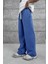 Mavi Yıkamalı Basic Baggy Eşofman 1