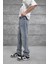 Mavi Yırtık Detaylı Baggy Jean 2