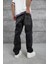 Siyah Cth Yırtık Detaylı Baggy Jean 4