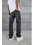 Siyah MB Parça Detaylı Baggy Jean 3