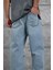 Mavi Cth Yırtık Detaylı Baggy Jean 5