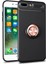 Apple iPhone 7 Plus Kılıf Range Yüzüklü Silikon - Siyah-Gold Ferrg 1