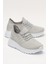 Kadın Ortopedik Taban Triko Günlük Spor Ayakkabı GRİ 2