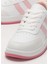 Unisex Düz Hafif Taban Günlük Sneaker Ayakkabı Beyaz - Pembe 5
