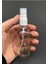 4 Adet Şeffaf Kapaklı Beyaz Sprey Fısfıs Kolonya Dezenfektan Çok Amaçlı Cep Çanta Cam Şişe 50ML 4