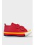 Çocuk Keten Kısa Convers Modeli Cırtlı Sneaker Spor Ayakkabı Pudra (26-30) 1