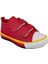 Çocuk Keten Kısa Convers Modeli Cırtlı Sneaker Spor Ayakkabı Pudra (26-30) 2