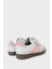 Unisex Cırtlı Bağcıklı Çocuk Spor Ayakkabı BEYAZ - PUDRA 5