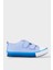Çocuk Keten Kısa Convers Modeli Cırtlı Sneaker Spor Ayakkabı Pudra (26-30) 1