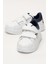 Çocuk Kuromi Baskılı Cırtlı Unisex Spor Ayakkabı BEYAZ - LACİVERT 5