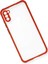 Samsung Galaxy A11 Kılıf Miami Şeffaf Silikon - Kırmızı Ferrg 3