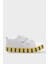 Çocuk Keten Kısa Convers Modeli Cırtlı Sneaker Spor Ayakkabı Pudra (26-30) 1