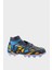 Çocuk Çoraplı Krampon Futbol Ayakkabısı FÜME - MAVİ 2