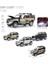 HCL-510A Çek Bırak 1:22 Sesli ve Işıklı Buharlı Df Metal Jeep 4