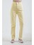 Sarı Paçası Dikişsiz Mom Fit Jean Pantolon 4