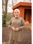 Sade İkili Tesettür Gömlek Takımı - (38-46) - 71263 - Haki 5
