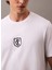 Beyaz Erkek T-Shirt LV04RB828GYAA Ss 20S Embrd Ck Shıel 4