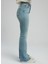 Yüksek Bel Ispanyol Paça Straight Kadın Denim Pantolon 252 Lcf 121011 Luna Selına Lıght 4