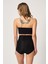 Siyah Mı Emay 2842 Lazer Dantelli Slip Korse 3
