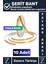 Premium Kendinden Yapışkanlı Su Geçirmez Fayans Arası Gold Şerit Derz Bant 1 cm x 50 Metre 10 Adet 1