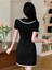 Y2K Coquette Kore Stili Vintage Siyah Pinterest Elbise 3
